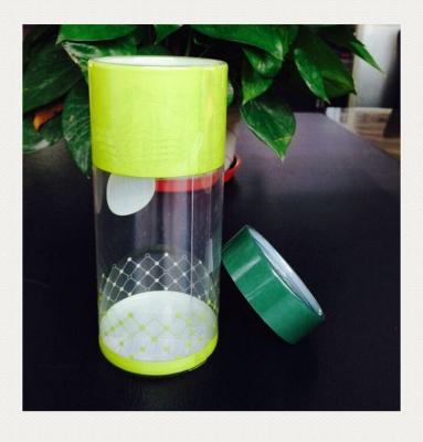 China Cosmetic Custom Round Cylinder PVC / PET / PP Plastic Box For Packaging for sale