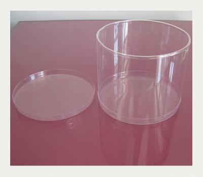 China Recyclable Customized Clear Plastic Cylinder Packaging PVC PET PP Box Gift Box Packaging for sale