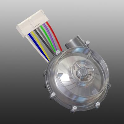 China 24Vdc miniatuurcentrifuge ventilator Kleine blaasventilatoren 6,5Kpa Voor opblaasbare toestellen Te koop