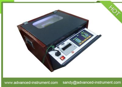 China IEC 156 Dielectric Breakdown Voltage Portable Oil Testing Set for sale