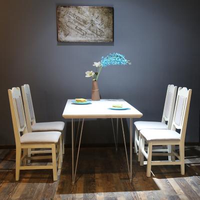 China Hot Originality Solid Wood Dining Room Set Originality Solid Wood Dining Room Set SANQIANG Modern Design Retro Modern Design Dining Room Set for sale