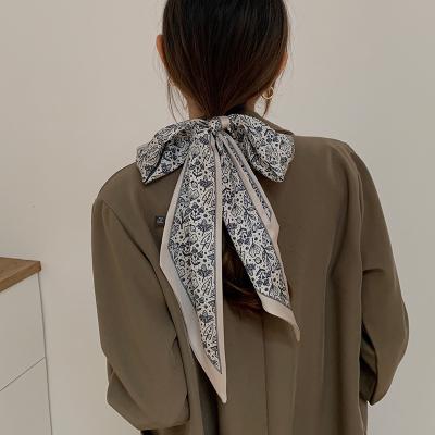 China Lady Gift Bag Scarf Girl's Tie Handle Hair Neck Bag Hair Scarf Fashion Multifunctional Cute Viable Perfume Silk Ribbon SatinTwilly for sale