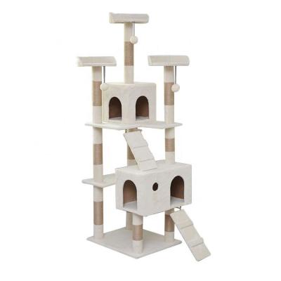 China Safe Stable High Quality Viable Large Cat Climbing Frame Cat Tree For Daily Life for sale