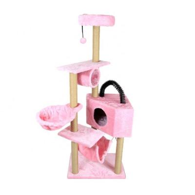 China High Quality Sustainable Cat House Tree Cat Tree Pet For Cat Climbing for sale