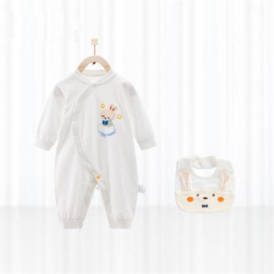 China 100% Cotton High Quality Baby Romper Newborn Soft Comfortable Cute Print Baby Floral Romper for sale