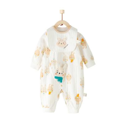 China Longsleeve New Arrival Baby Sleepsuit Rompers Wholesale Soft Comfortable Custom Design Baby Clothes for sale