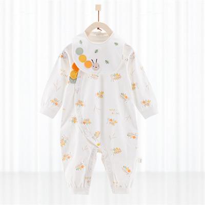 China Long Sleeeves Wholesale High Quality Baby Romper Soft Breathable Print Newborn Baby Clothes Romper for sale