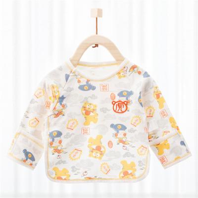 China Anti-wrinkle Good Quality Baby Top Clothes 3-6 Months Cotton Skin Friendly Wholesale Top Baby Clothes for sale