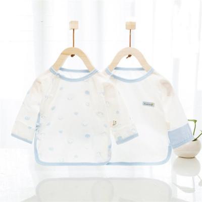 China Anti-wrinkle New Arrival Baby Top Unisex Organic Cotton Soft Breathable Cute Print Fashionable Baby Tops for sale