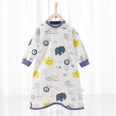 China Anti-wrinkle High Quality Baby Pajama Set Soft Breatablre Cute Print Organic Cotton Baby One Piece Pajamas for sale