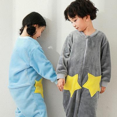 China Anti-wrinkle High Quality Children Pajamas Autumn Winter Girl Cartoon Printed Home Clothing Pajama for Baby Boy for sale