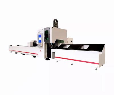 China Programmable Pipe Tube Laser Cutting Machine BOAO Laser China CE Tuned for sale