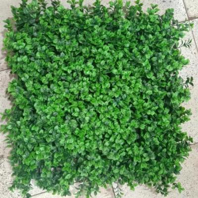 China Milan Lawn Guardrail Simulation Harmony Grass Green Plants Simulation Plastic Anti-UV Lawn Wall Plant for sale