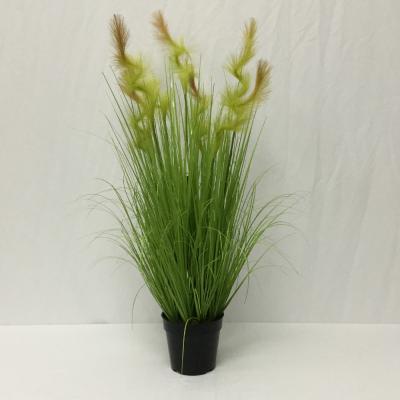 China Indoor Green Europe Reed Rotating America Style Artificial Decoration Pampas Artificial Flower Decoration for sale