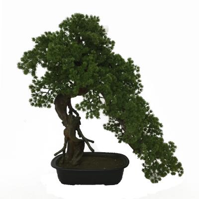 China Indoor Outdoor Plastic Bonsai Artificial Plant Artificial Flower Decoration Pine for Home Office Decor for sale