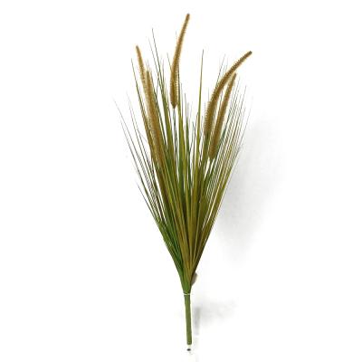 China Beautiful Artificial Flower OEM Artificial Flowers Bristlegrass Onion Grass Plastic Flowers Colorful Grass Bunch for sale