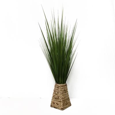 China Eco-friendly Garden Decoration Artificial Bonsai Onion Grass Wholesale for sale