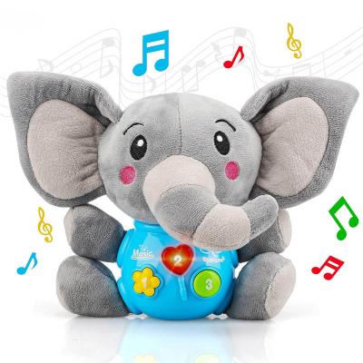 China Plush Elephant Music Baby Toys Stuffed Cute Aminal Light Up Newborn Musical Toys For Infant Abifan Toddlers Boys Girls 0 To 36 Months - Toys 001 music baby for sale