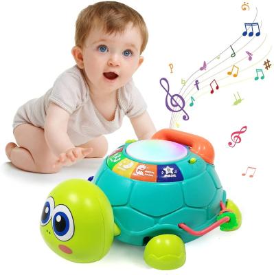 China Baby Learning Toy Musical Turtle Toy with Lights and Sounds, Early Educational Developmental Crawling Toys, Pretend Phone Call Abifan- Turtle Crawling Toy 001 for sale