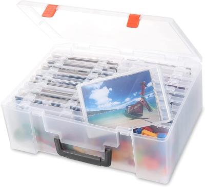 China Photo Viable Storage Box Cases Interior Store Pen Organizer Card Craft Keeper for Puzzles Seed Packets Envelopes Stamps Puzzles Flashcards for sale