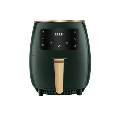 China Household Air Fryer 4.5L Air Fryers Oven for Home Use, 7 Presets, Preheat and Keep Warm Tempered Glass Screen Touch LED Nonstick Basket for sale