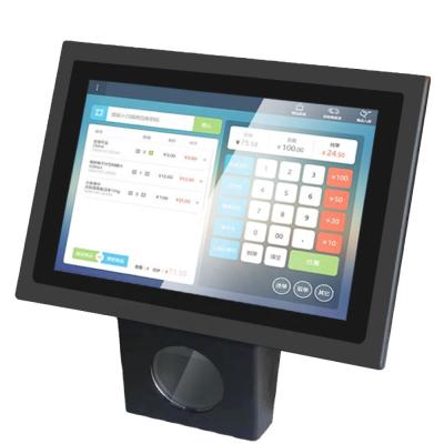 China Cheap POS Android Touch Screen Built-in 10.1inch Price Barcode Scanner / New Windows Design Price Checker For Supermarket Store POS-0096 Price Checker for sale