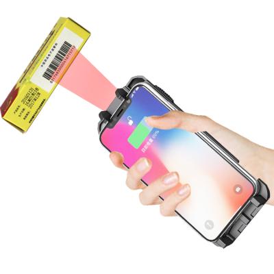 China Wireless Barcode Scanner Barcode Scanner Portable Mobile Rear 2D Barcode Reader Clip Scanner for Supermarkt Reading Range: 13mil EAN13 more than 15cm for sale