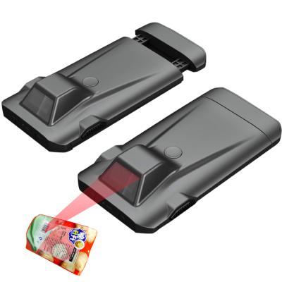 China Portable New Design Mobile Phone Back Clip Scanner With 2D Barcode Scanner Reading Range: 13mil EAN13 Over 15cm for sale