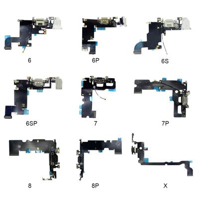 China Replace Damaged Flex Cable Wholesale Price Parts USB Left Charging Replacement For iPhone 6s Charger Port Dock Connector Cable for sale