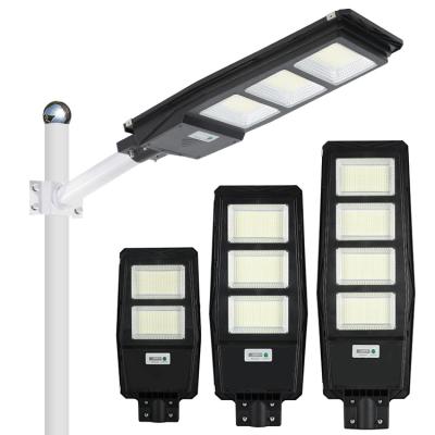 China Wholesale IP67 Outdoor 100W Rainproof 200W 300W Garden/Road/Community All in One Solar Street Light for sale