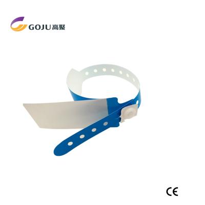 China For Hospital GJ-8032-10 Hospital Waterproof Barcode Wristband for sale