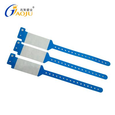 China For Hospital 2020 Hot Selling Waterproof Barcode Inpatient ID Wristbands for sale