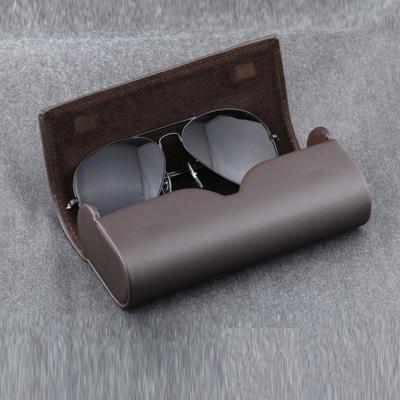 China High Quality Customized Modern Glass Case PU Leather Sunglasses Packaging Box Box Fashion Glasses Bags PU Leather Glasses Case Logo Made on demand for sale