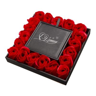 China High Quality Jewelry Package Flower Gift Box Acrylic Gift Box Sweat Customize Logo Size Jewelry Flower Gift Box for sale