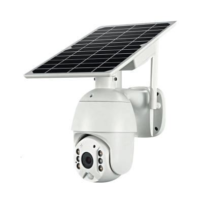 China Solar Powered IP 1080p Battery Dome Camera 4g IR Ptz Built-in LED Flashlight Outdoor Wireless Waterproof Cameras for sale