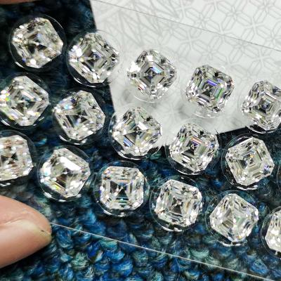 China synthetic diamond jewelry making natural raw material diamond pear cut for sale