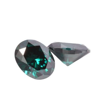 China synthetic diamond jewelry making raw material natural diamond oval cut for sale