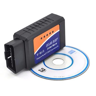 China PIC18F25K80 chip ELM327 WIFI OBDII protocol V1.5 car diagnostic tool wifi obd2 scanner for Android/Symbian for sale