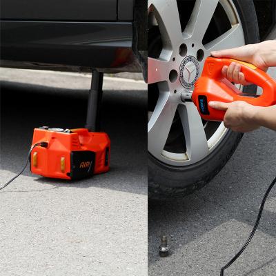 China Built-in LED Light Flash Factor Provide 3 In 1 Car Repair Tool Kit For 12V Electric Car Jack 3T/5T Electric Impact Wrench. for sale