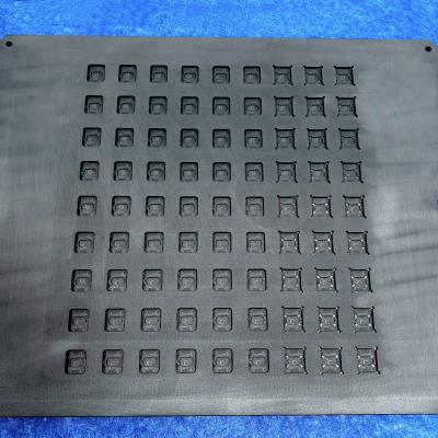 China 6 micrones Bloque de grafito semiconductor isostático Baja expansión 125 MPa en venta