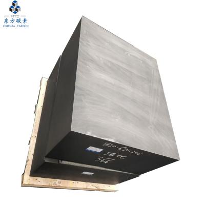 China Lubricante de grafito de alta pureza / bloque de deslizamiento de grano fino Bloque de grafito de carbono Bloque de electrodo de grafito en venta