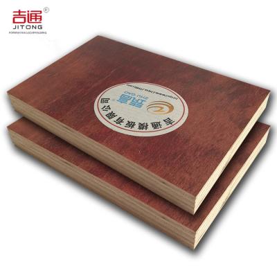 China Building Construction 3'x6'x12mm Red Pine Veneer Exterior Plywood For Construction for sale