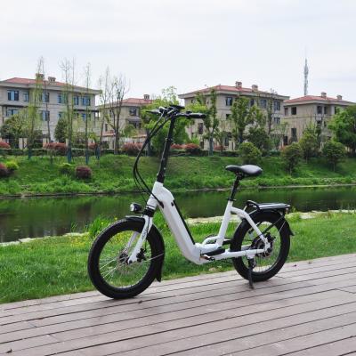 China 500w alloy motor 20*4.0inch fat tire ebike 48v/14ah aluminum battery folding electric bicycle for sale