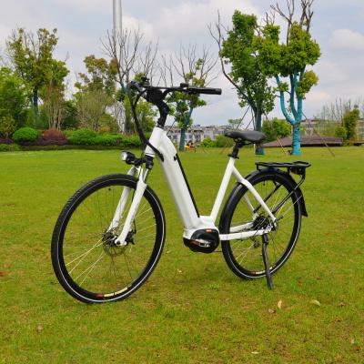 China Li-ion Battery Motor 48v/14ah Good Capacity Aluminum Alloy 350 Mid Driver City Electric Bike for sale