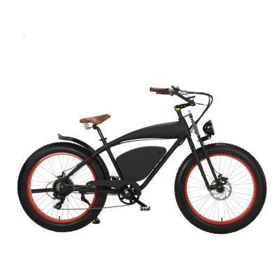 China Hydraulic Disc Brake 7 Speed ​​48v 12Ah Li-ion Battery Electric Bike Fat Tire 500w 750w 1000w Aluminum Alloy e Bike for sale