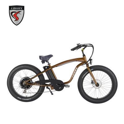 China Hot Selling 26inch Multifunctional Type Retro Fat Power Popular High Tire Electric Bike for sale