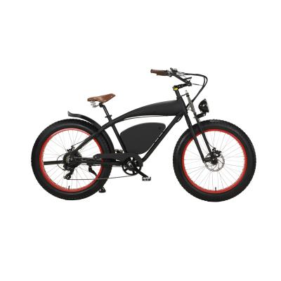 China Big Power 26*4.0INCH OEM 750/1000W Fat Tire Aluminum Alloy Electric Bike 48V/17.5AH Li-ion Battery Electric Bicycle for sale