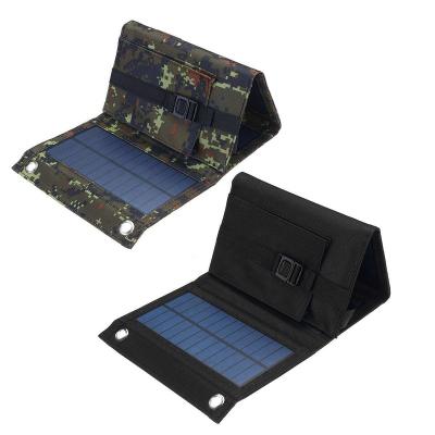 China 10W 20W USB Port DC Foldable Solar Panel System Waterproof And Camping Solar Panel 185*115*25mm for sale