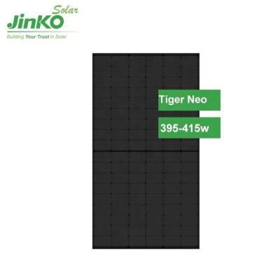 China Black Tiger Neo 410W Solar Panel 395W 405W 400W 410W n-type Photovoltaic Panel Full Model-Jinko for Europe 166mmx166mm for sale