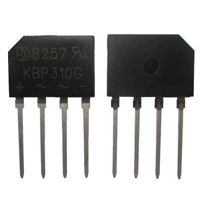 China Industrial Control Rectifier KBP310G KBP DIP 3A 1KV Bridge Products In Stock for sale